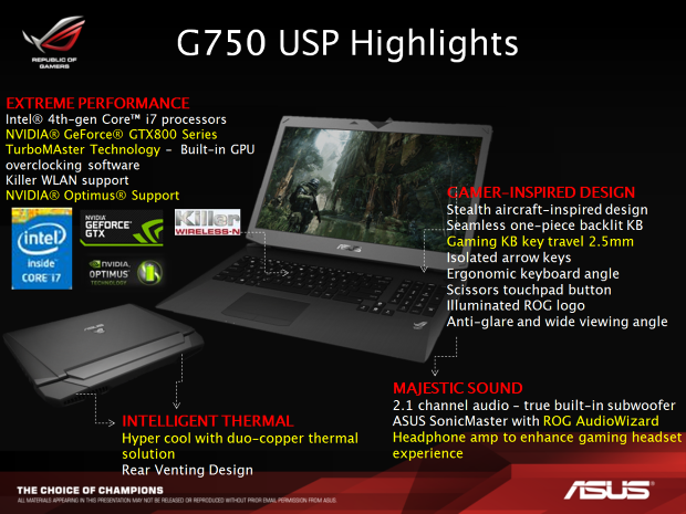 Notebook Asus G750JZ – monstrum s GeForce GTX 880M