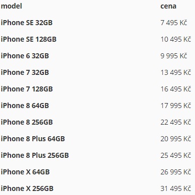 O2 chystá předobjednávky nových iPhonů a zlevňuje starší modely