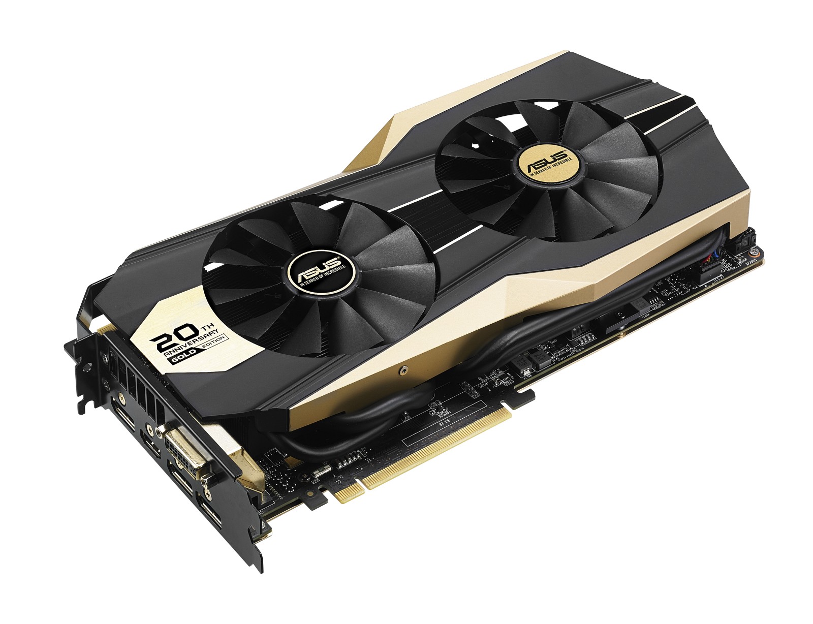 Asus oslavuje 20 let výroby grafických karet limitovanou zlatou edicí GTX 980