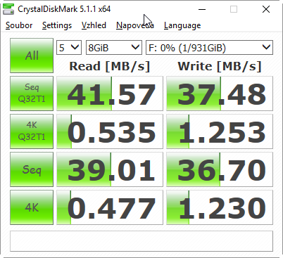 CrystalDiskBenchmark 5.1.1