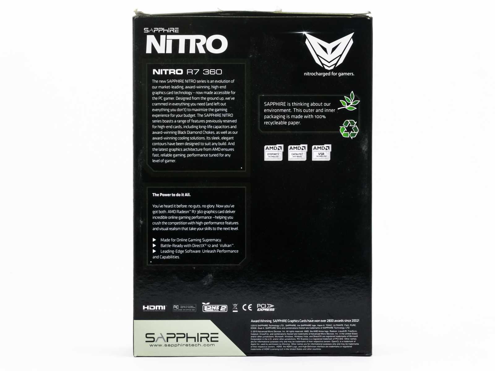 Test Sapphire R7 360 NITRO: vstupenka do herního světa