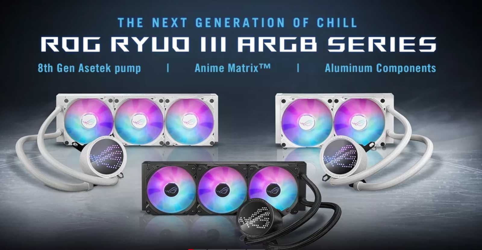 ASUS ROG Ryuo III 360 ARGB – Nejmodernější vodní kit AiO pro procesor