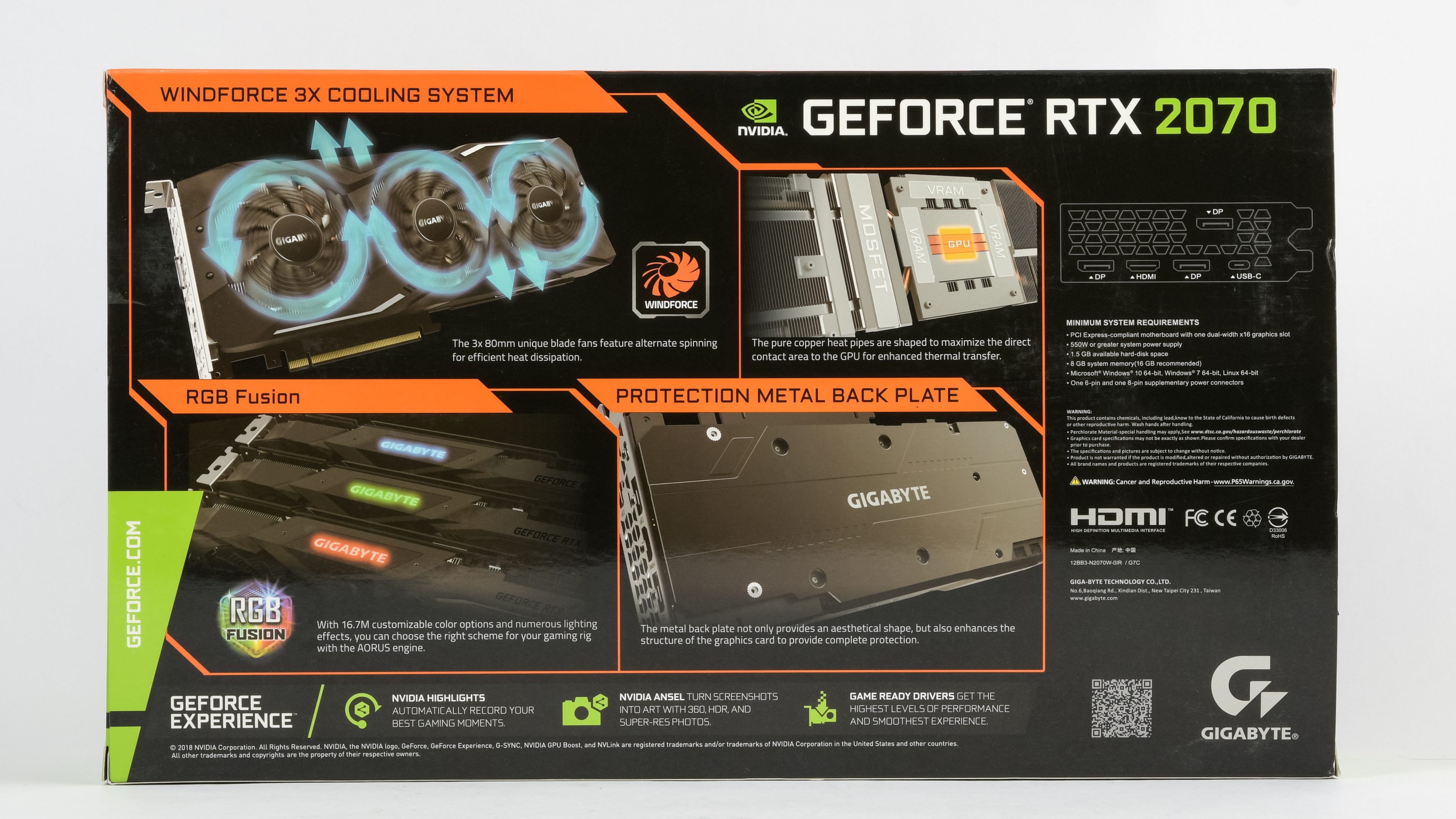 Gigabyte RTX 2070 Windforce 8G: Levně neznamená špatně