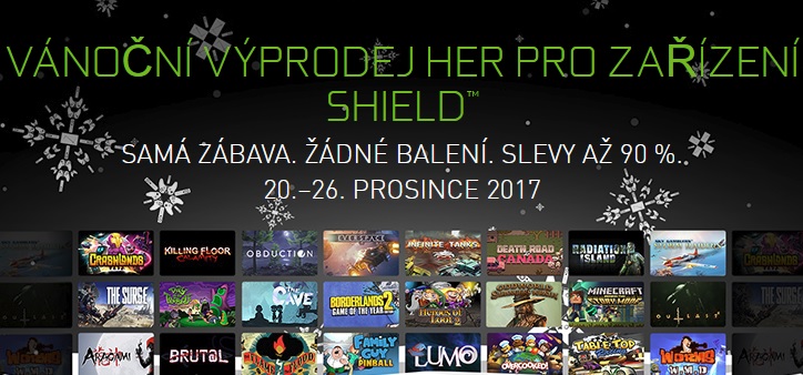 Začíná vánoční výprodej pro Nvidia Shield