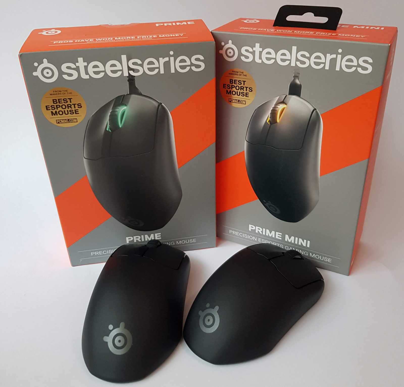 SteelSeries Prime vs. Prime Mini — duel větší a menší herní myšky