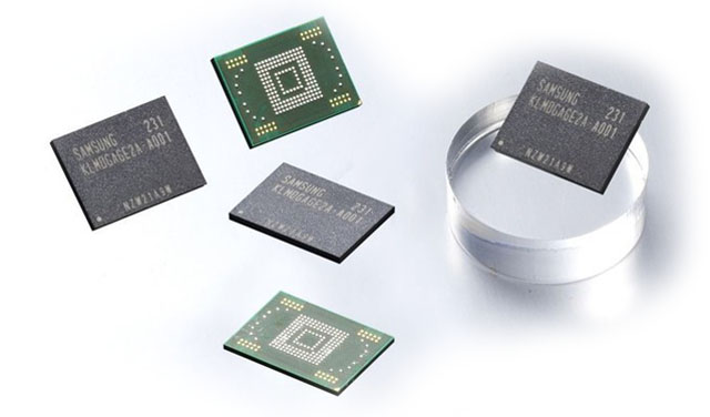 Samsung představil svoje nové superrychlé paměťové čipy eMMC 5.1