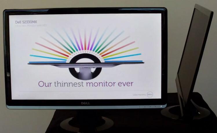 Dell předvedl monitor S2330MX, nejtenčí z nejtenčích