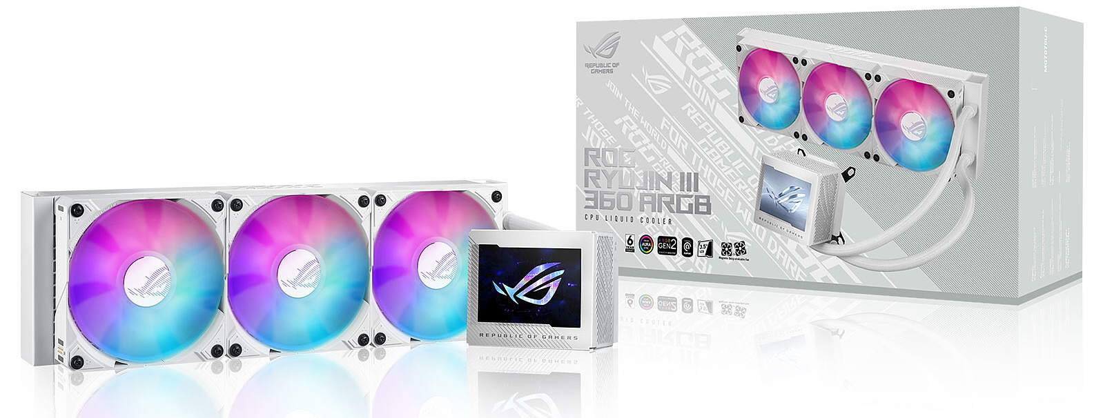 ASUS ROG Ryujin III 360 ARGB: Extrémní výkon a geniální ventilátory