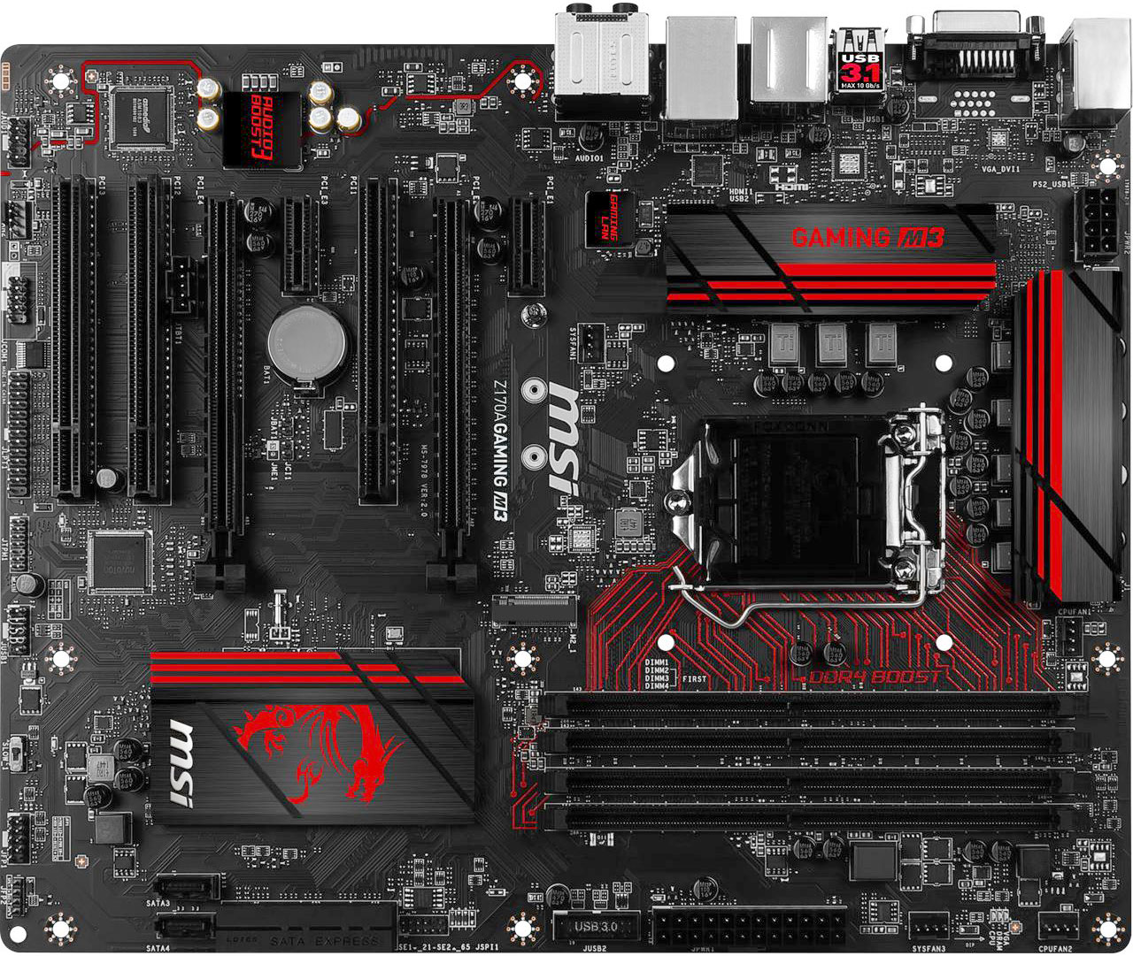 Základní deska MSI Z170A GAMING M3