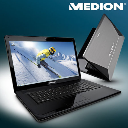 Na německý trh přichází multimediální notebook Medion Akoya E7212