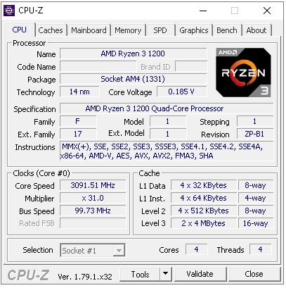 Čtyřjádra AMD Ryzen 3 1300X a 1200 v testu 