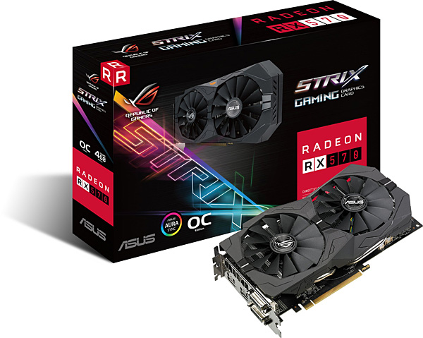 Grafická karta AMD Radeon RX 570 – ASUS Radeon ROG-STRIX-RX570-O4G-GAMING