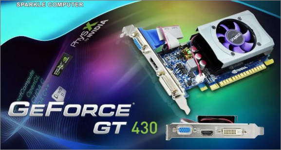 Sparkle uvede GeForce GT 430 s nízkým profilem