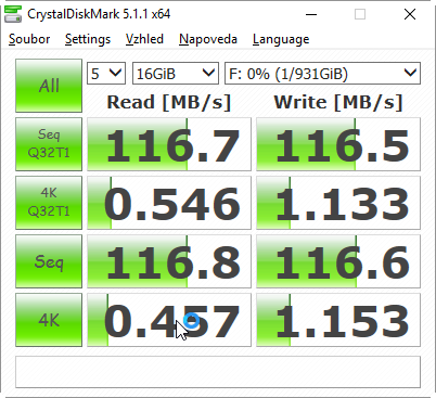 Velký srovnávací test 1TB externích disků pro USB 3.0