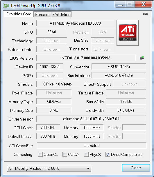 Asus ROG G73J — herní bestie s Radeon HD 5870