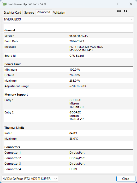 Pár hodin staré testy MSI GeForce RTX 4070 Ti Super Ventus 3X už jsou špatně. Nový firmware zvedá výkon