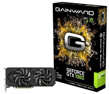 Grafická karta nVidia GeForce GTX 1060 – Gainward GeForce GTX 1060 3GB