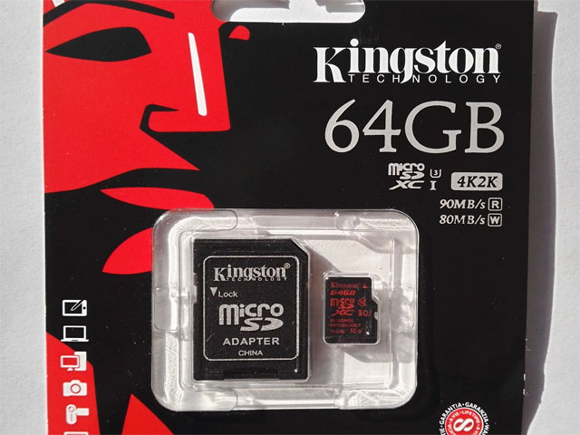 Kingston Micro SDXC 64GB UHS-I U3