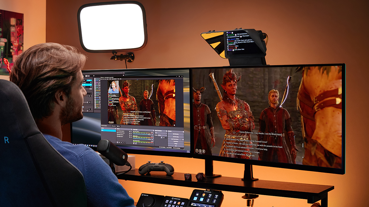 Čtecí zařízení z televizního studia přímo ke streamerům, Corsair prodává domácí teleprompter