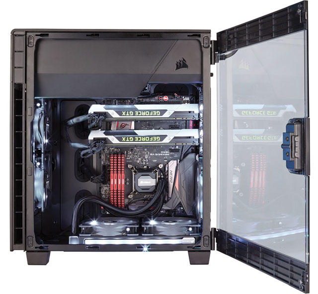 Corsair odhalil své první PC skříně s invertovanou polohou základní desky