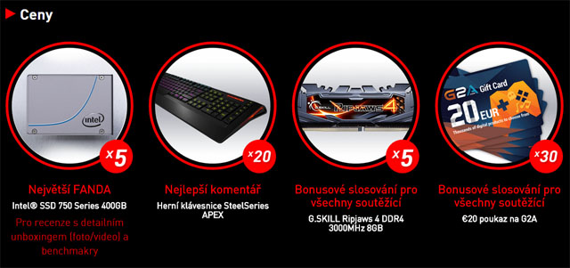 MSI vyhlásilo soutěžní akci, v níž můžete s deskami MSI Z170 vyhrát ceny v hodně přes 5 000 dolarů