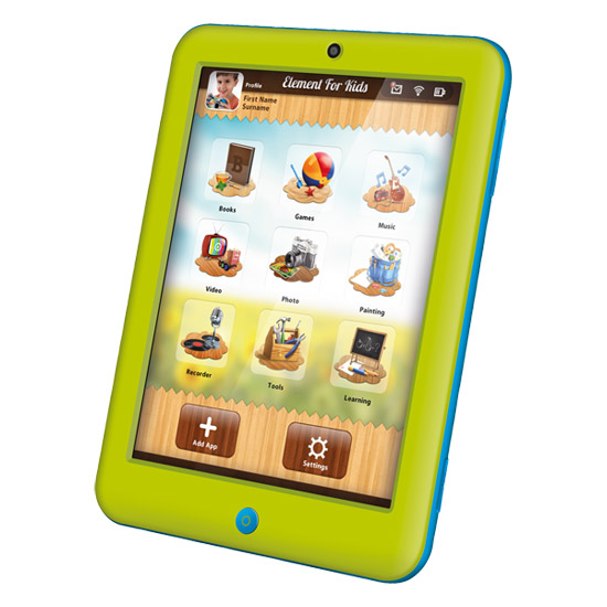 Sencor Element 8 4KIDS DUAL – 8" tablet pro děti s OS Android Jelly Bean