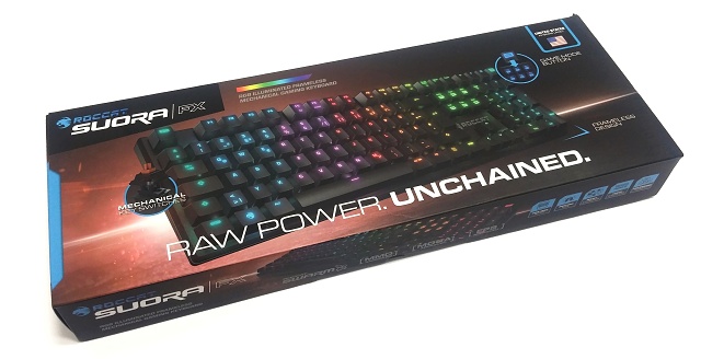 Roccat Suora FX: mechanická s RGB LED a bez rámečku