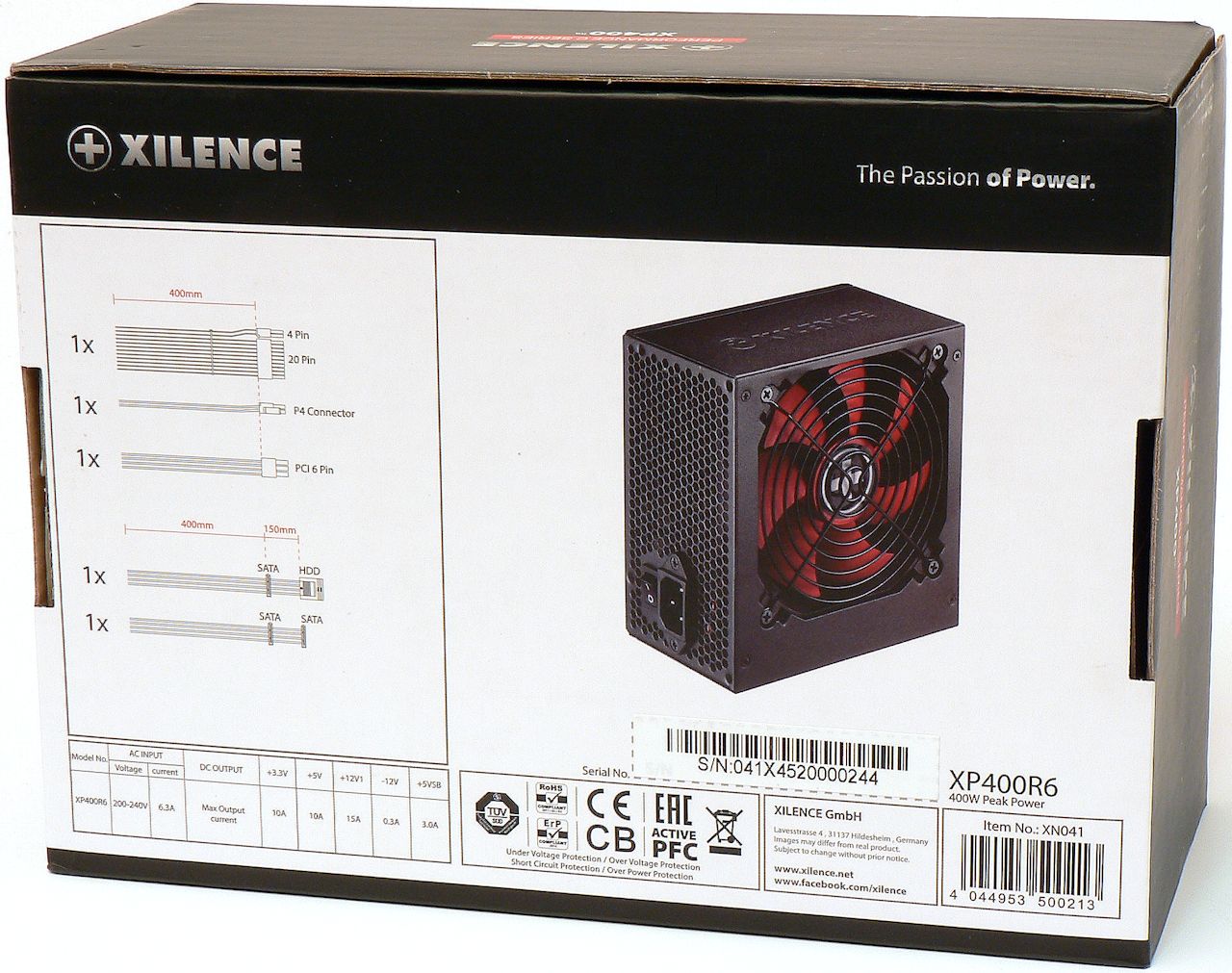 Xilence Performance C Series XP400R6: 250W „klam“ (aktualizováno)