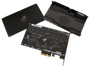 Asus RAIDR Express – ohromující SSD na PCI-E kartě