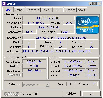 Intel Core i7-2700K – nejrychlejší Sandy Bridge v testu