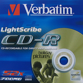 HP dvd640i, ten co umí LightScribe