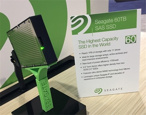 Seagate předvedl SSD s kapacitou 60 TB