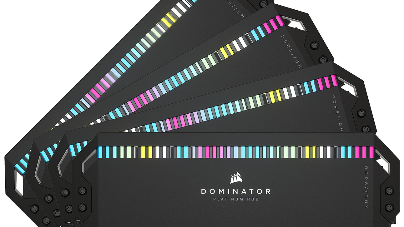 Corsair představil rychlé DDR5 paměti Dominator Platinum RGB