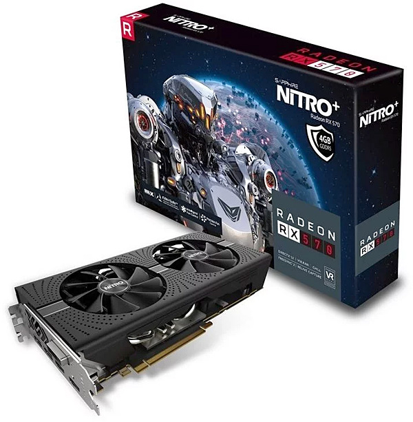 Grafická karta AMD Radeon RX 570 – Sapphire Radeon NITRO+ RX 570