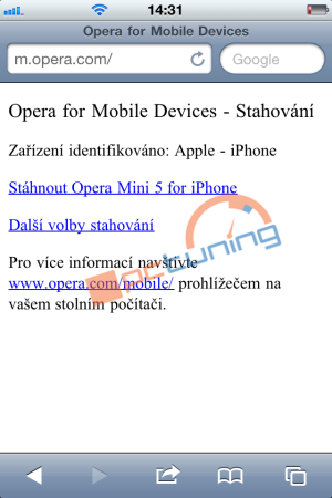 Opera Mini na iPhone pouze pro dospělé, rozhodl Apple