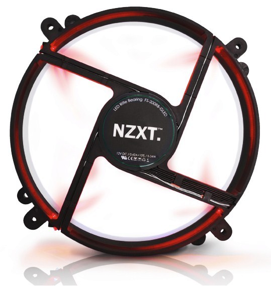 NZXT ukázal FS-200 LED, 200mm ventilátor pro náročné