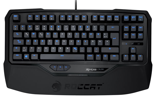 ROCCAT Ryos TKL Pro: mechanická herní klávesnice se spínači Cherry MX, 2MB pamětí a dvěma procesory