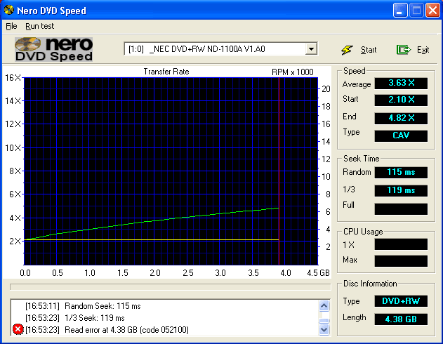 DVD+R(RW) levně: NEC ND-1100A