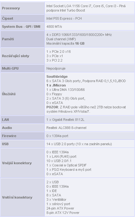 Test levných desek s P55 Express - kdo šetří má za tři!