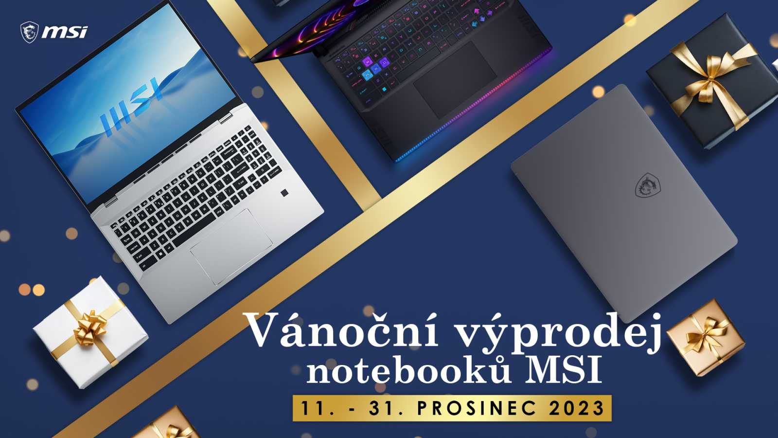 Vánoce s MSI přicházejí, rozbalte pod stromečkem nadupaný herní notebook