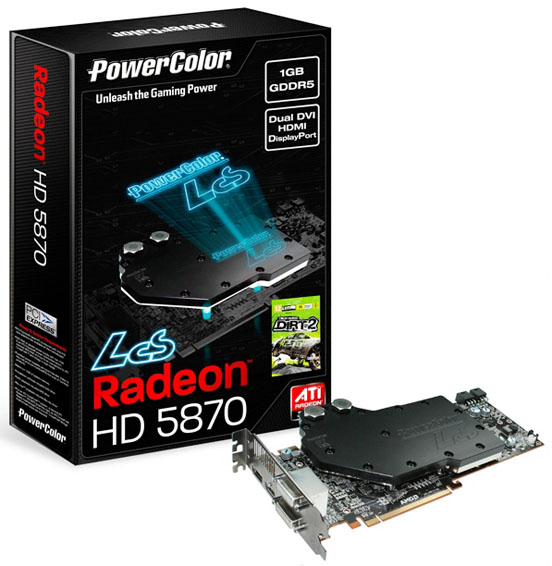 Radeon HD 5870 chlazen vodou!