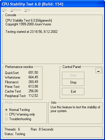 Ověřte si stabilitu vašeho CPU!