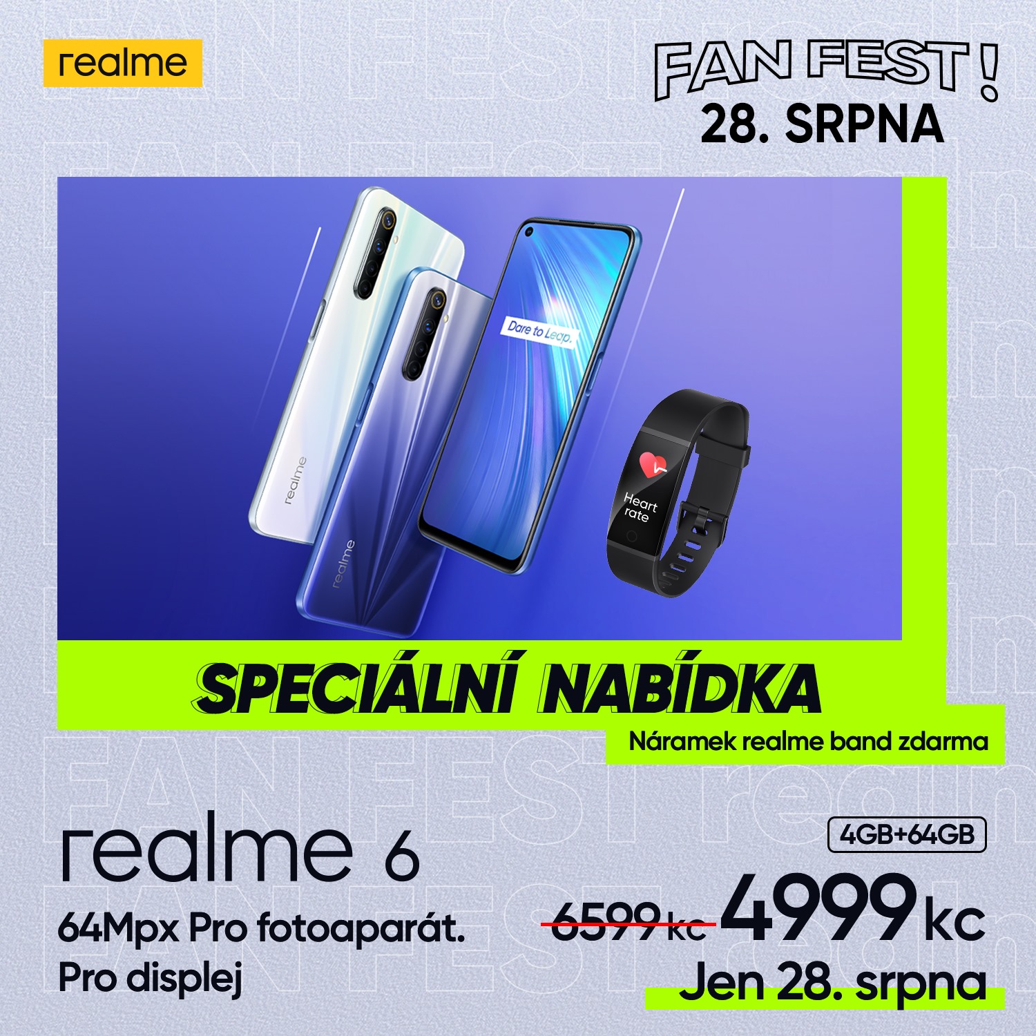 Akce: Realme dnes zlevňuje vybrané smartphony