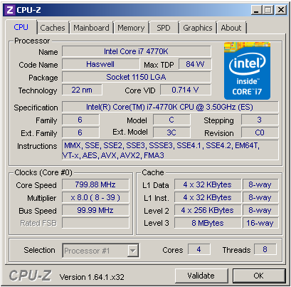 Intel Core i7-4770K – čtyřjádrový Haswell do desktopu