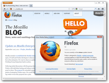  Firefox 7: snižte spotřebu operační paměti o 30 procent