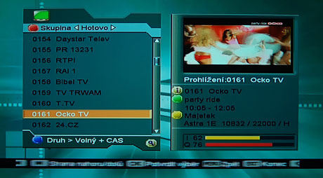 Digitální DVB-kombo (Sat + DVB-T) Opticum 4100TSCR