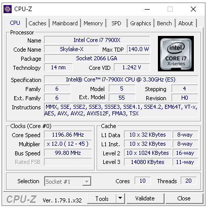 Intel Core i9-7900X: Desetijádrový Skylake-X v testu