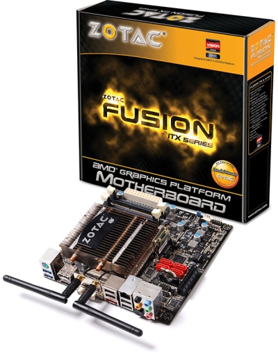 AMD Fusion na mini-ITX desce, tentokrát od Zotac