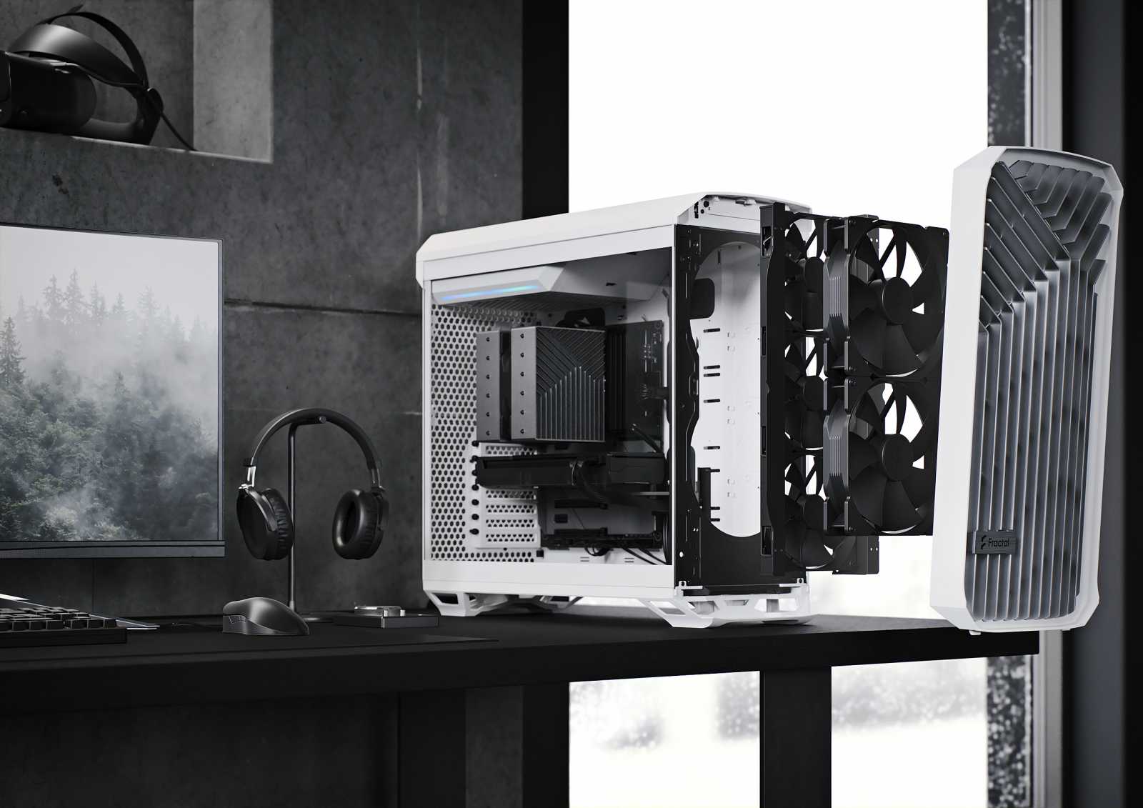 Test skříně Fractal Design Torrent: zdroj zpátky nahoře!