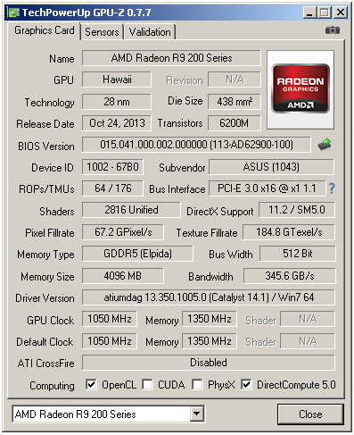 Test Asus Radeon R9 290X DirectCU II OC: Hawaii pořádně